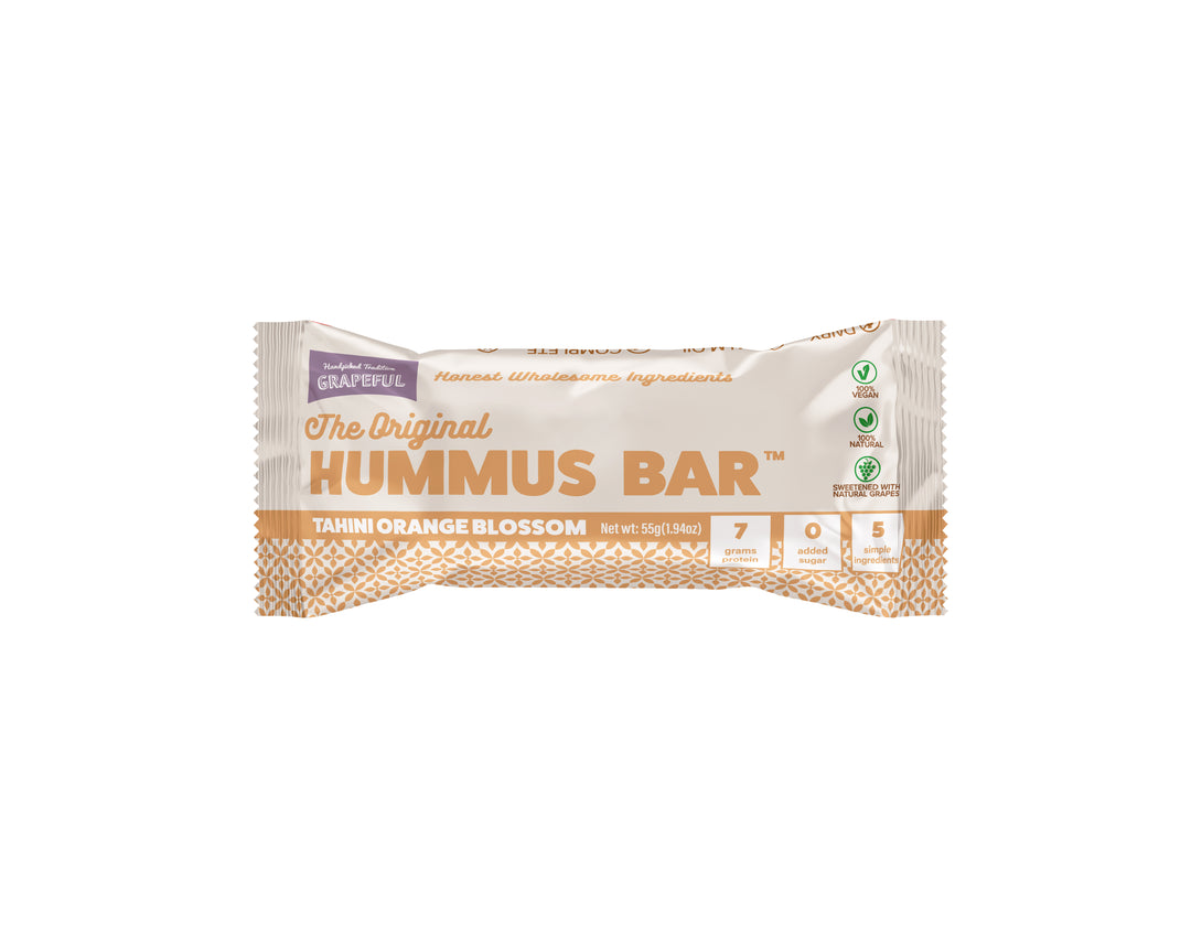 Grapeful Hummus Tahini Orange Bar 55g 20s