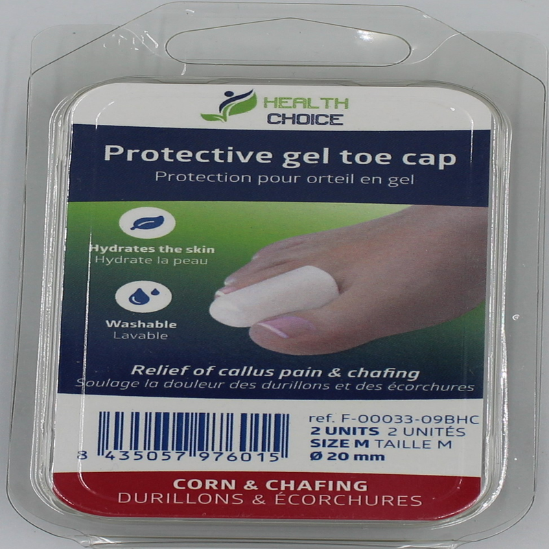 Health Choice 00033-09 M Gel Toe Cap 2s