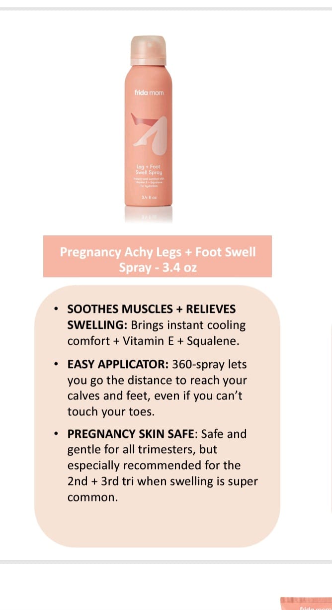 Frida Mom Leg+Foot Swell Spray 3.4 Oz