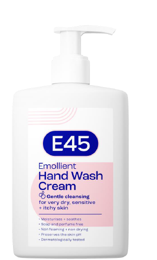 E45 Emollient Hand Wash Cream 250Ml