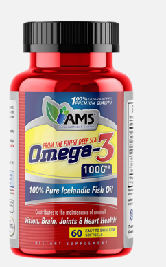 Ams Omega 1000Mg Softgel 60S