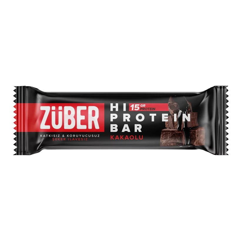 Zuber Cocoa Hi Proten Bar 45G 12S