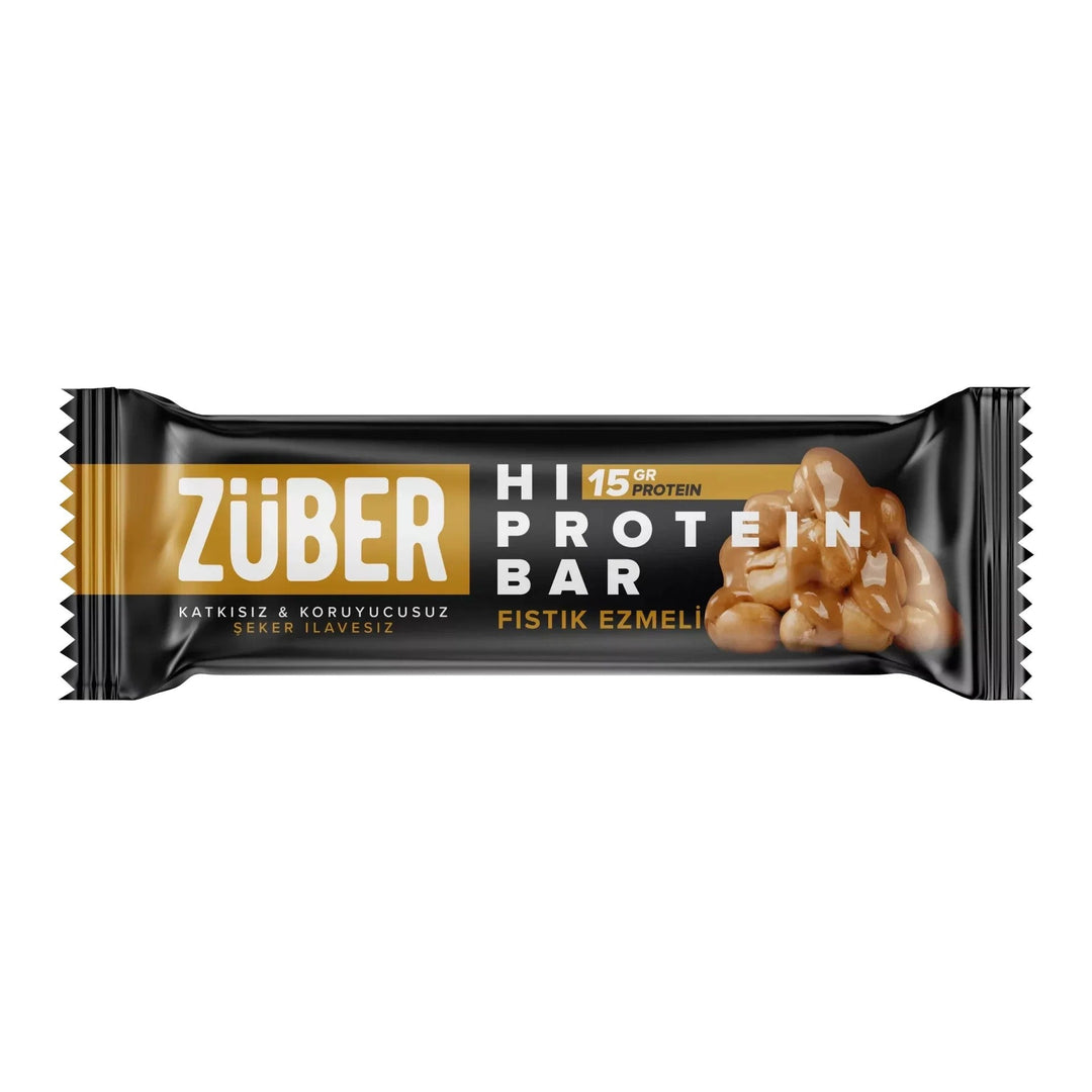 Zuber Peanut Butter Veg High Protein Bar 45G 12S