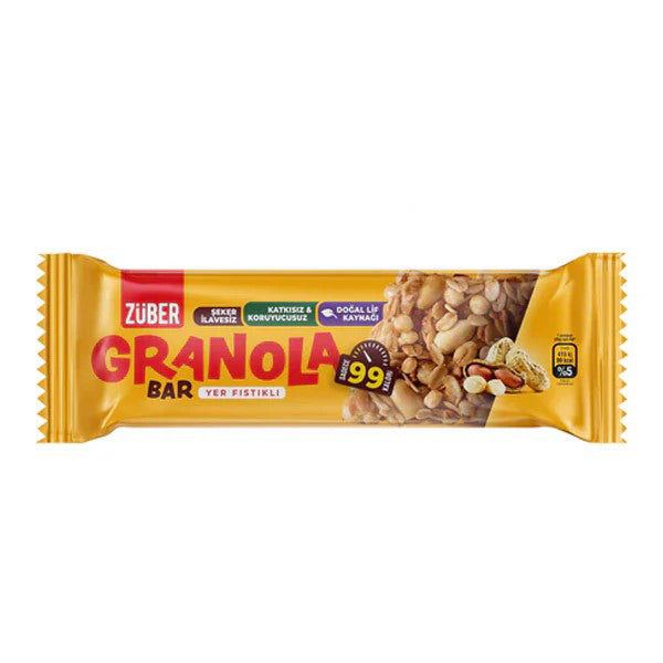 Zuber Peanut Butter Granola Bar 25G 15S