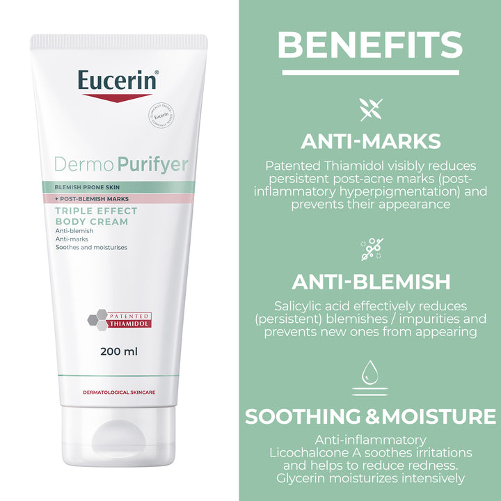 Eucerin Dermopurifyer Body Cream 200Ml
