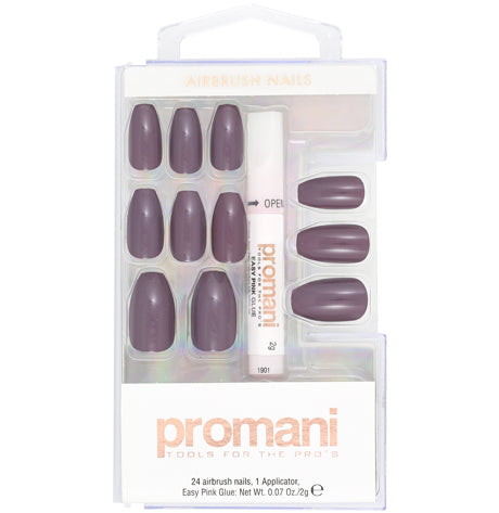 REP PROMANI PR-5659 MAROON AIRBRUSH NAIL KIT