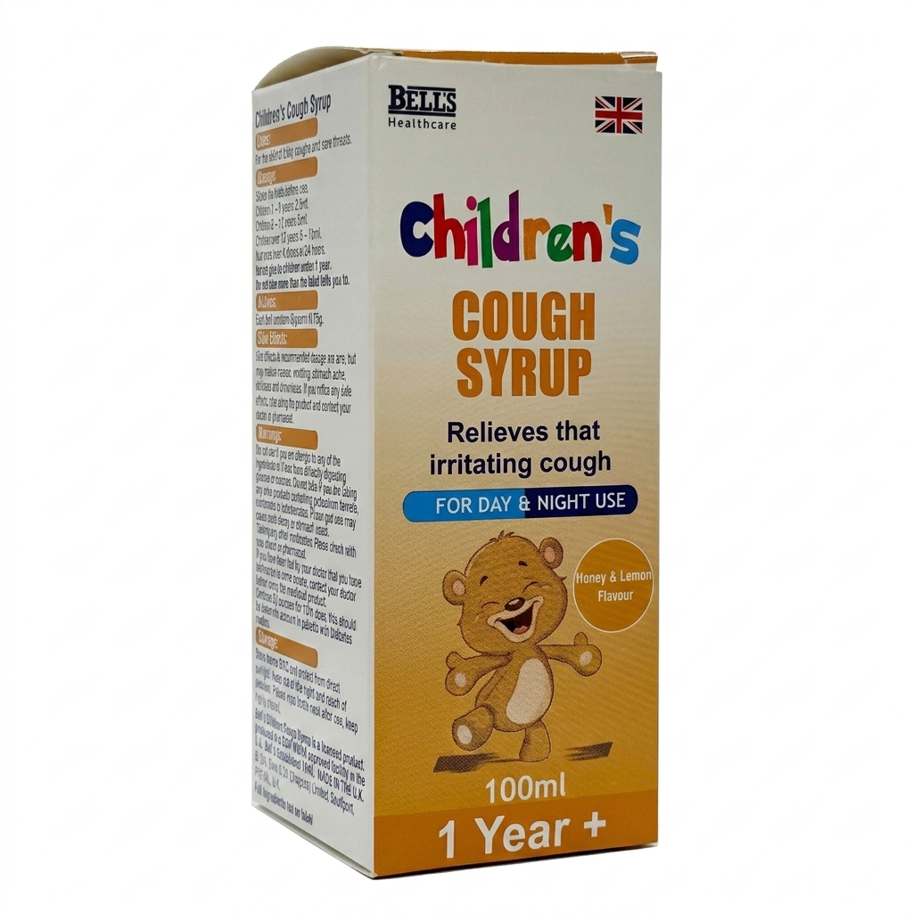 BELLS CHILDREN COUGH SYRUP HONEY&LEMON 100ML