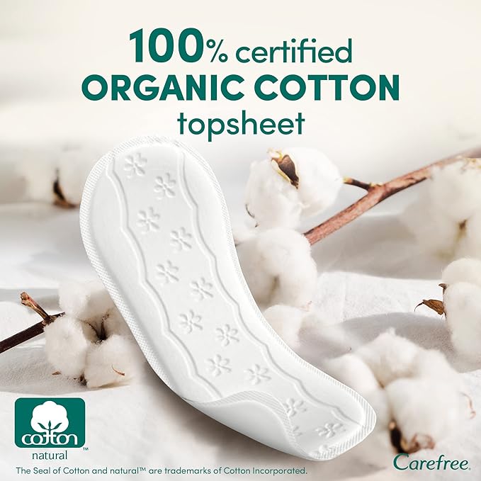 Carefree 100% Organic Cotton Normal Liners 30S
