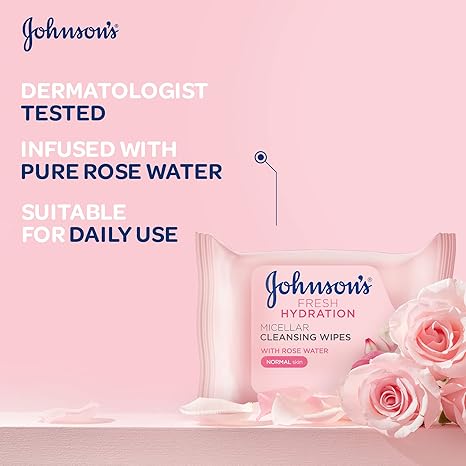 Johnsons Fresh Hydra Micellar Cleansing Wipes 25s