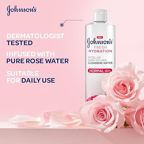 Johnson's Micellar Water with Organic Rose Water 400ml