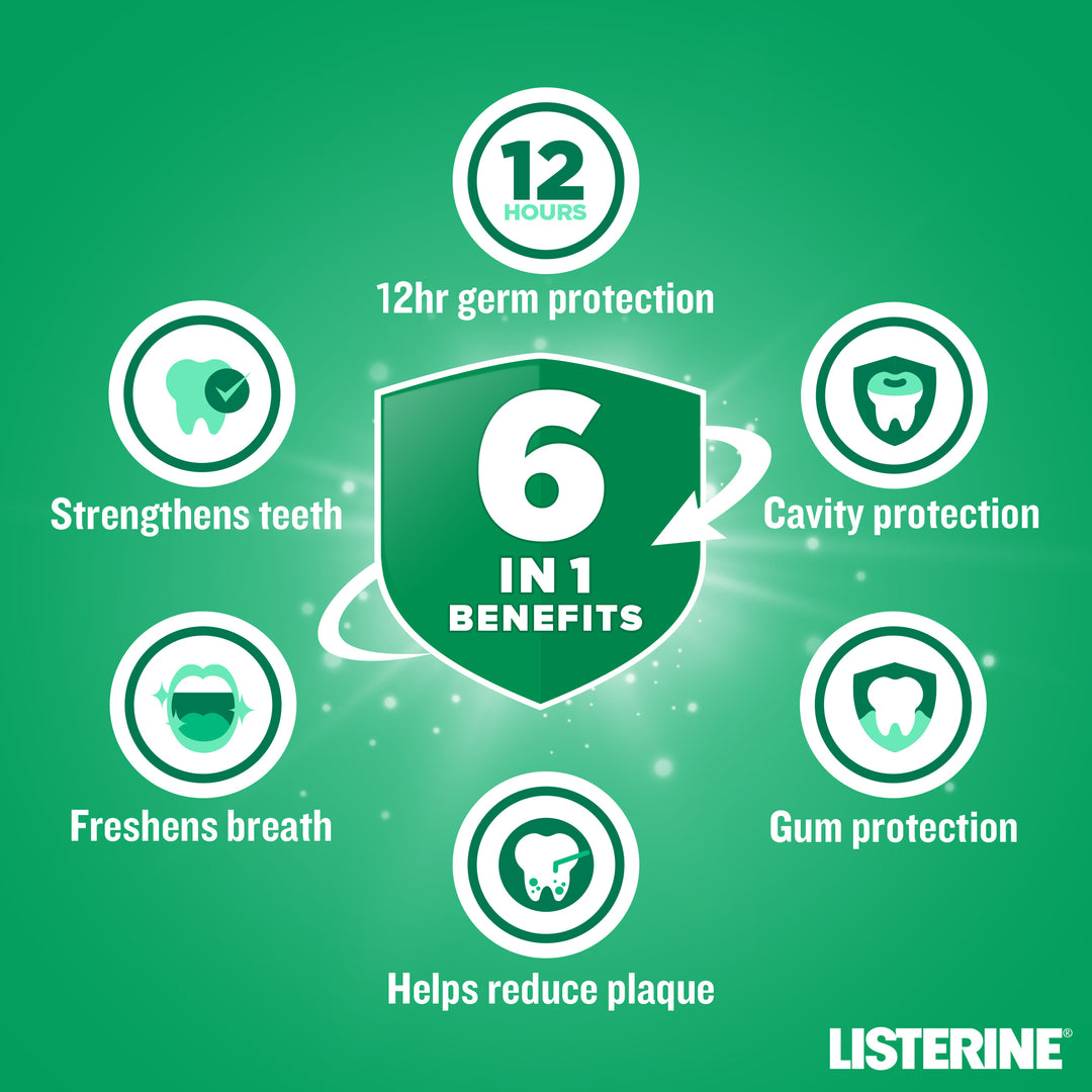 Listerine Mild Total Care Gum Protect Mouthwash 500ml