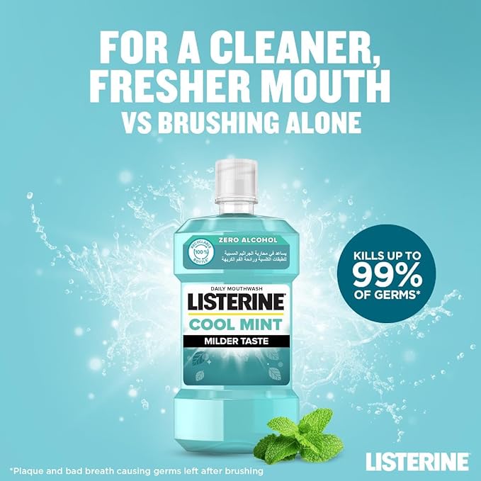 Listerine Mouthwash Mild Cool Mint 500Ml