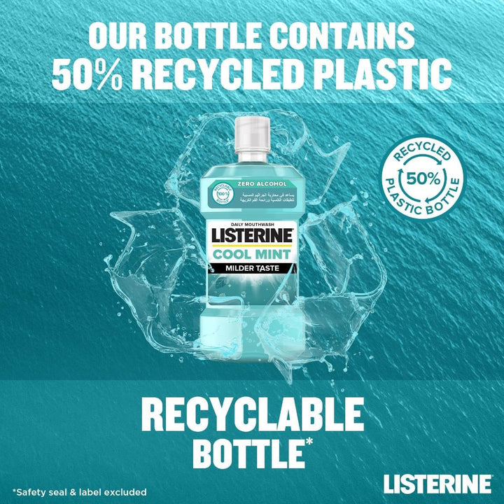 Listerine Mouthwash Mild Cool Mint 500Ml