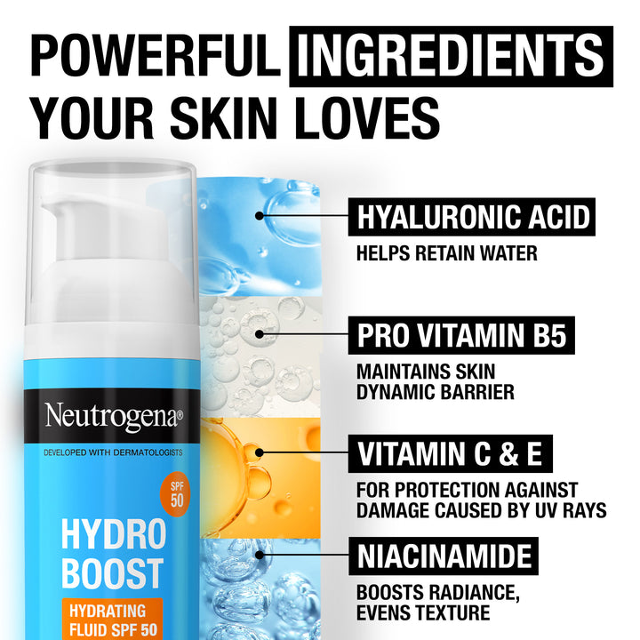 Neutrogena Spf50 Hydro Boost Hydrating Fluid 50Ml