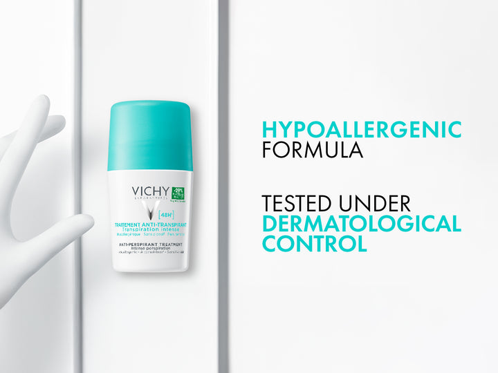 Vichy Green 48-Hour Anti-Perspirant Roll-On Deodorant 50ml