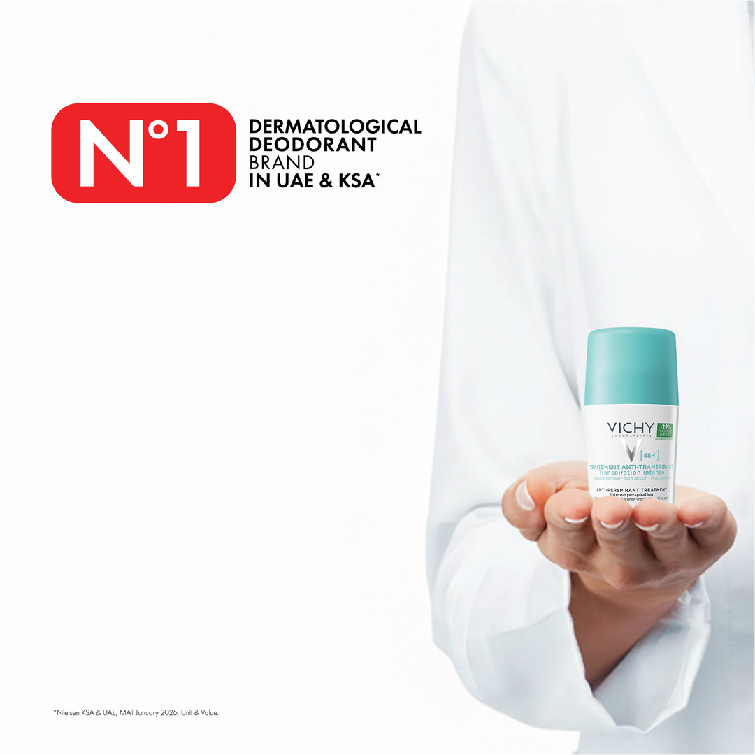 Vichy Green 48-Hour Anti-Perspirant Roll-On Deodorant 50ml
