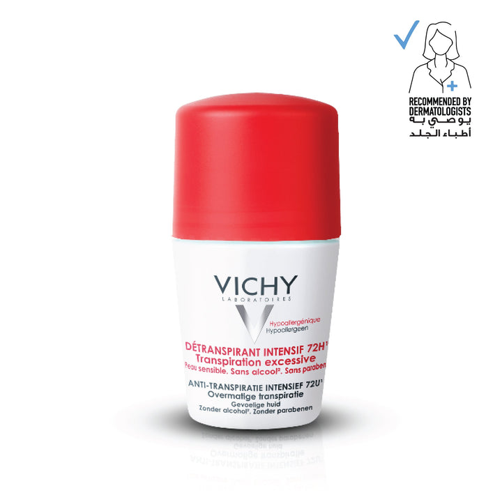 Vichy Deodorant Red 72Hr Stress Resist Roll-On 50ml
