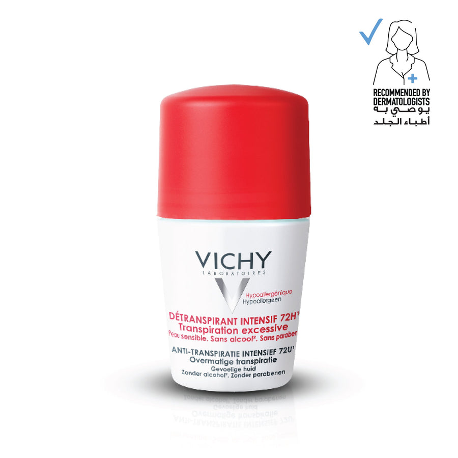 Vichy Deodorant Red 72Hr Stress Resist Roll-On 50ml