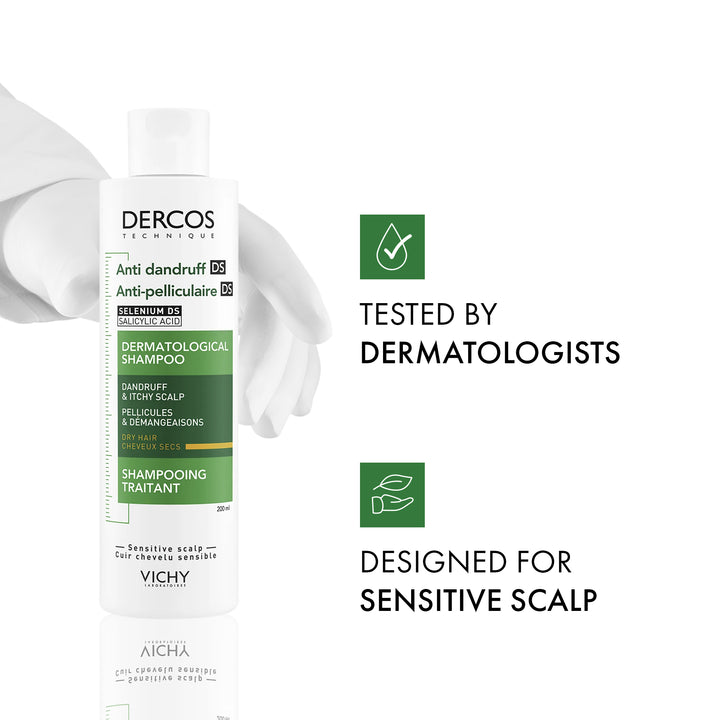 Vichy Dercos Anti-Dandruff Shampoo for Dry Hair 200ml
