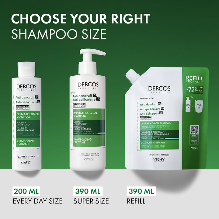 Vichy Dercos Anti-Dandruff Shampoo Normal to Oily Hair 200ml