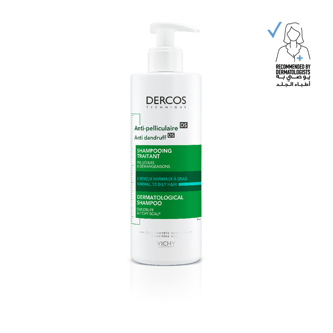 Vichy Dercos Anti-Dandruff DS Normal to Oily Shampoo 390ml
