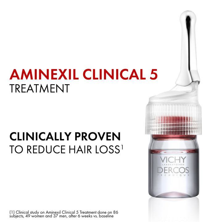Vichy Dercos Aminexil Clinical 5 for Men Anti-hairloss Treatment 6mlx21s