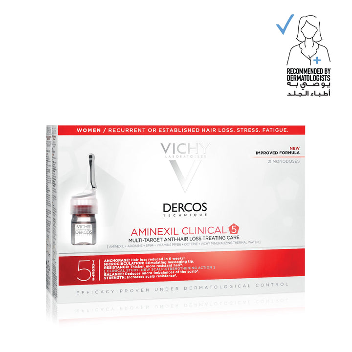 Vichy Dercos Aminexil Clinical 5 Women 21 Monodoses 6ml