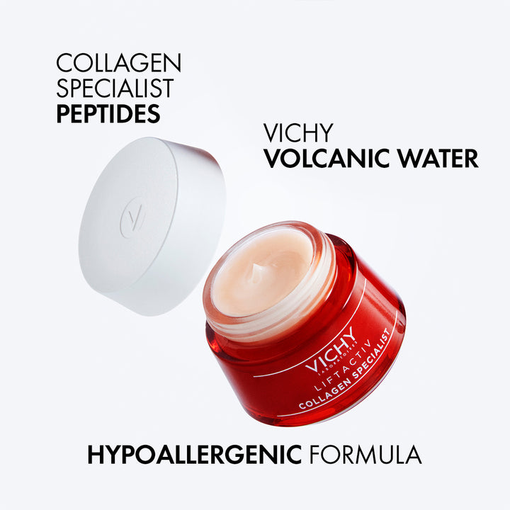 Vichy Liftactiv Collagen Specialist Cream, Collagen Bting Peptides, 50ml Day Cream
