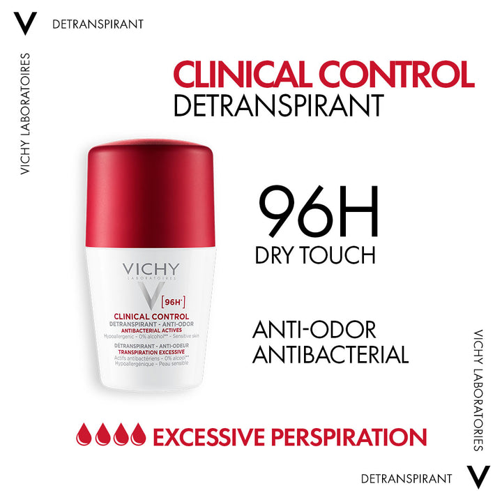 Vichy Deo Clinical Control 96Hr 50Ml