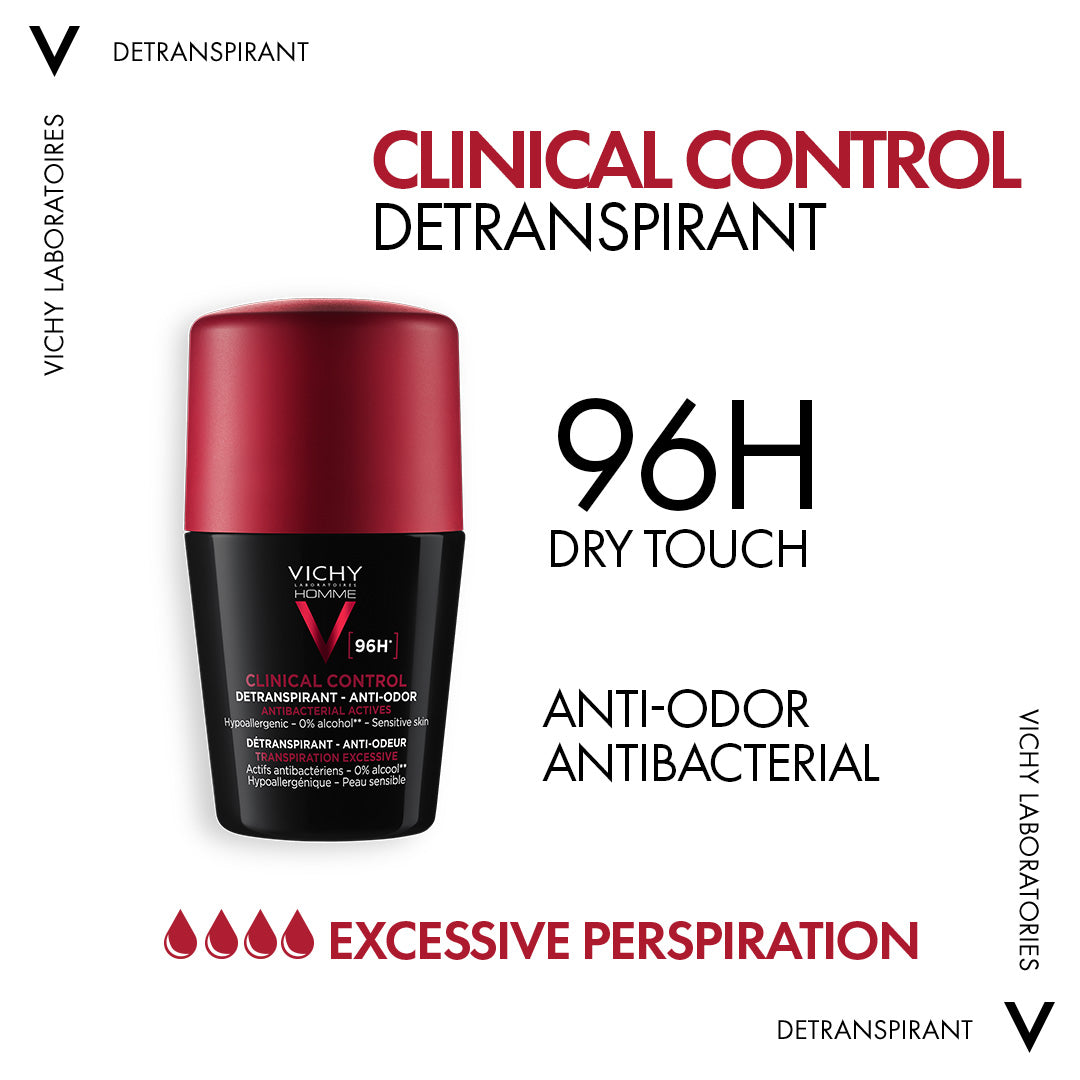 Vichy Homme Deo Clinical Control 96Hr 50Ml