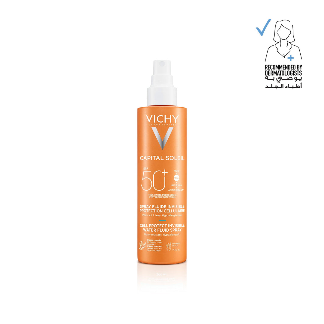 Vichy Capital Soleil Invisible Fluid Sunscreen Spray SPF50+ 200ml