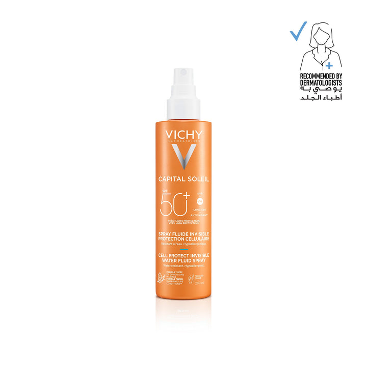 Vichy Capital Soleil Invisible Fluid Sunscreen Spray SPF50+ 200ml