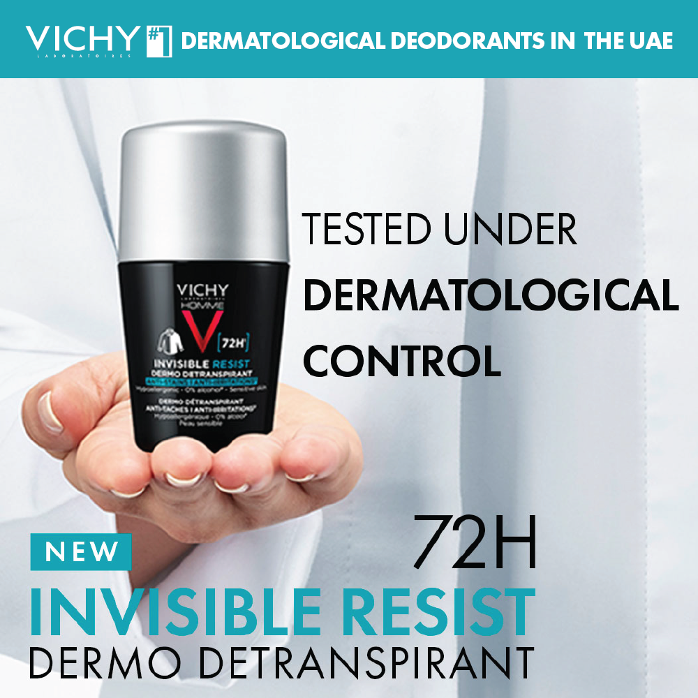 Vichy Homme 72H Invisible Deo Roll On 50Ml