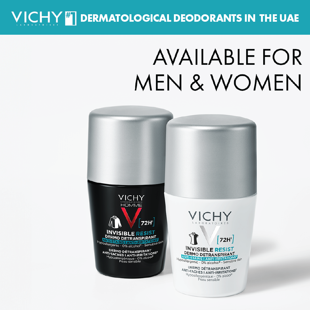 Vichy Homme 72H Invisible Deo Roll On 50Ml
