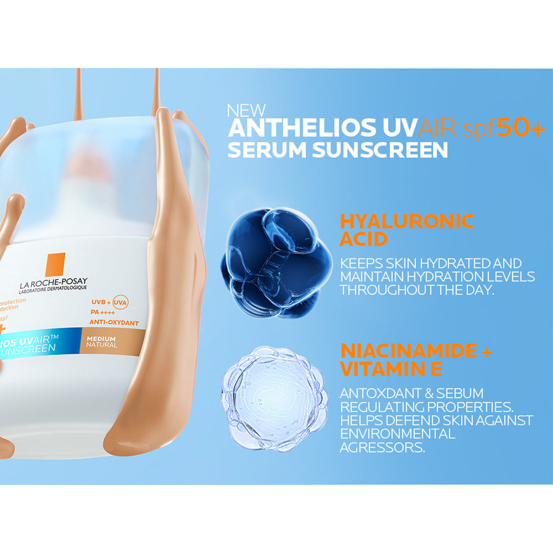 La Roche-Posay Anthelios UVAir SPF50+ Medium Sun Serum 50ml
