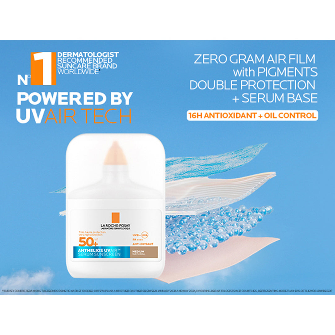 La Roche-Posay Anthelios UVAir SPF50+ Medium Sun Serum 50ml