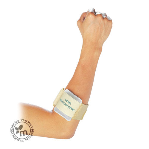 Air/Gel Tennis Elbow Support HELP1000P Makida - Air and gel tennis elbow support for reducing strain and inflammation.