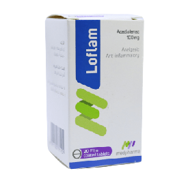 Loflam 100mg Tablets 20s | Medicina Pharmacy – Al Manara Pharmacy
