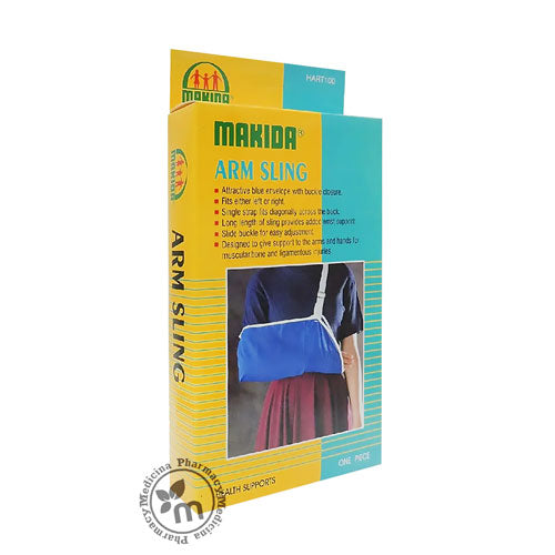 Arm Sling HART100 Makida - Adjustable arm sling offering comfort and stability for injured arms.
