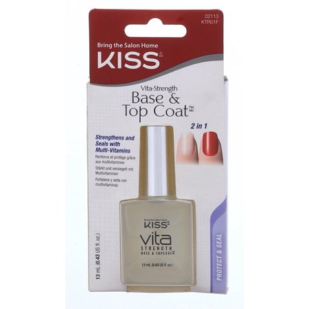 Kiss Ktr01F Vita Strength Base & Top Coat 13Ml