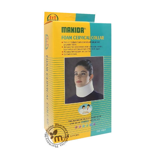 Magnetic Foam Cervical Collar MCEF100 Makida - A foam cervical collar with magnetic features, offering neck support and pain relief.