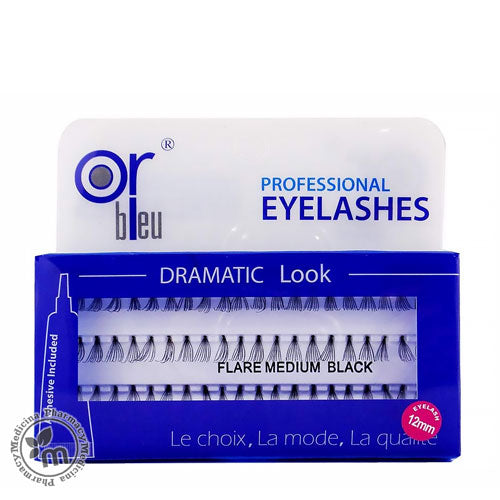 Or Bleu Eyelashes Individual 12mm CT951