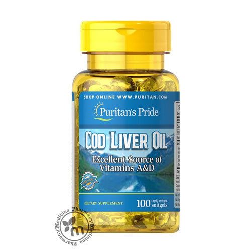 Puritans Pride Cod Liver Oil Capsules