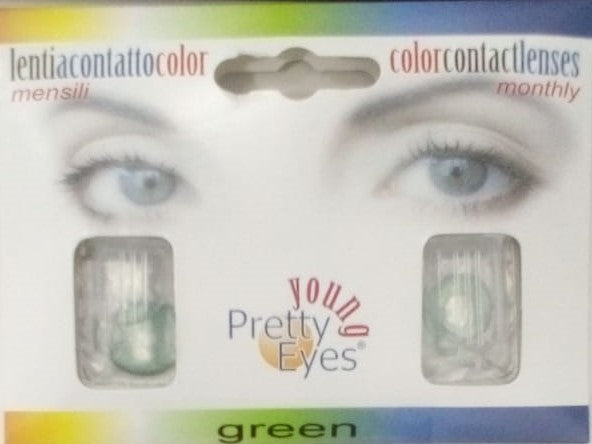 Pretty Eyes Monthly Lenses Green 2S