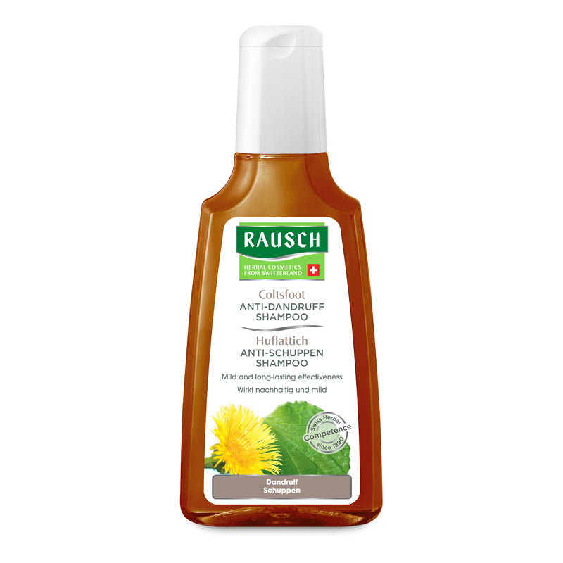 Rausch Coltsfoot Shampoo 200 ml bottle for dandruff protection