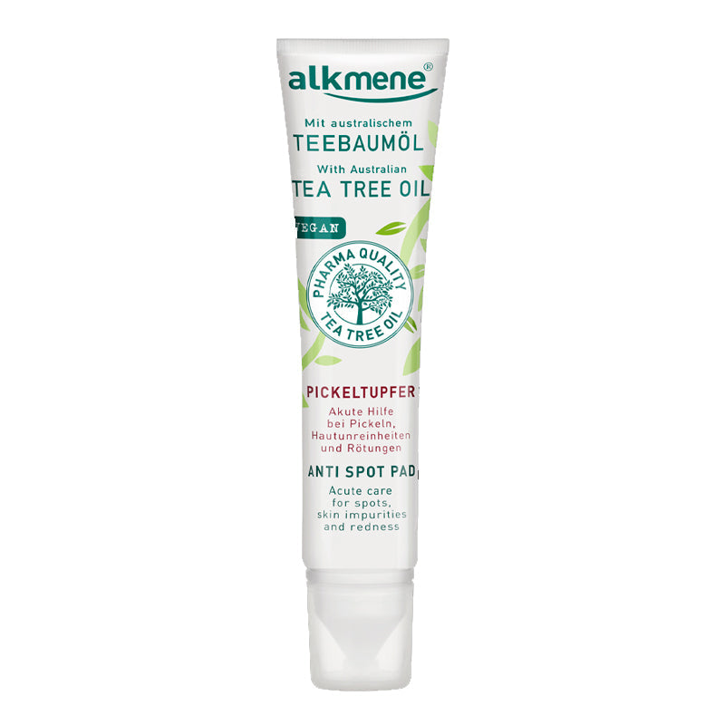 Alkmene Tea Tree Antispot Pad for blemished skin with precision silicone tip.