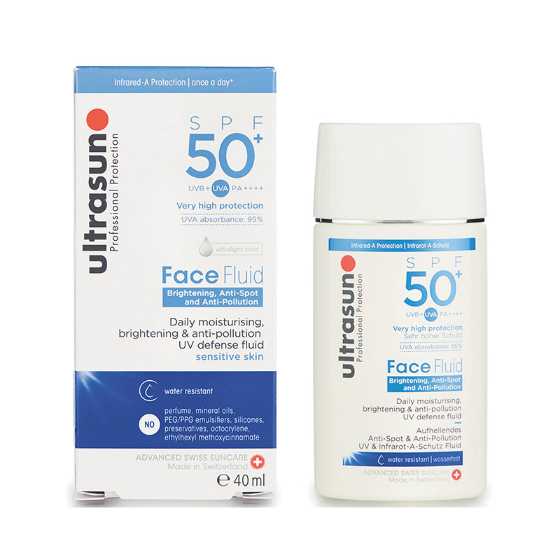 Ultrasun Face Fluid Brghtng Spf50+40 ML