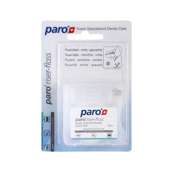 Paro 1764 Riser Floss Mint Waxed Flouride 50M