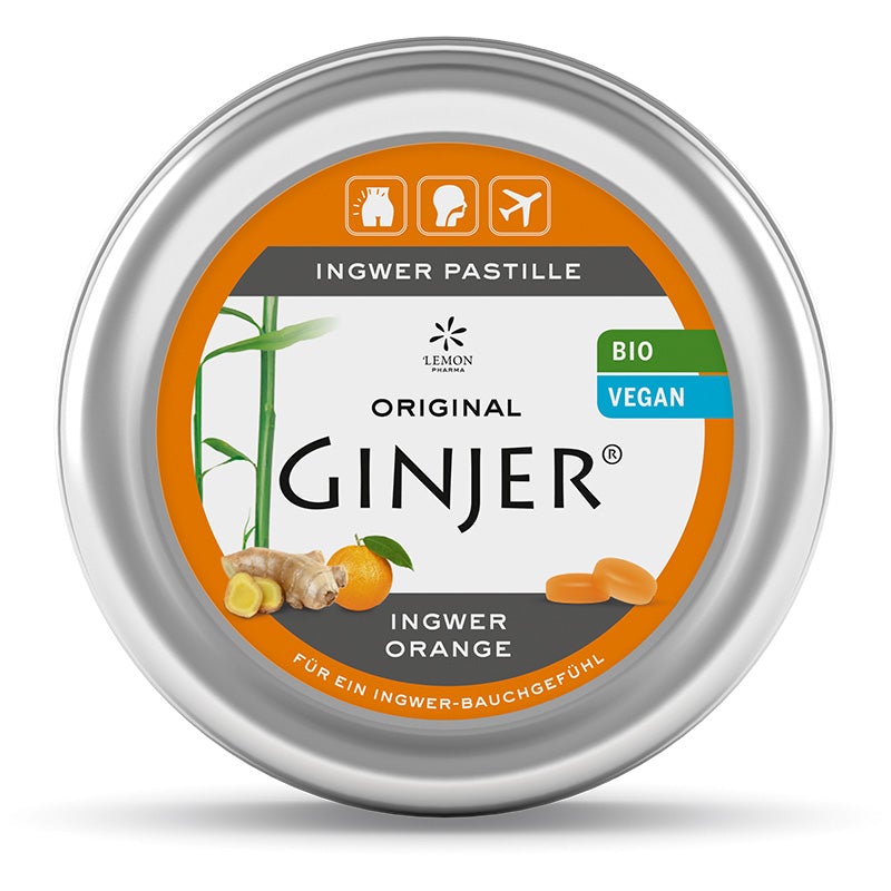 Ginjer Pastille Orange-Organic