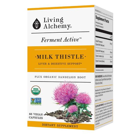 Living Alchemy Milk Thistle Aliv Capsules 60S